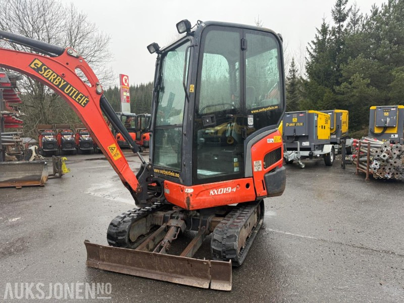 Міні-екскаватор 2016 Kubota KX019-4 MINIGRAVER NYE BELTER SERVICEHISTORIKK NY SERVICE 12/25.: фото 9