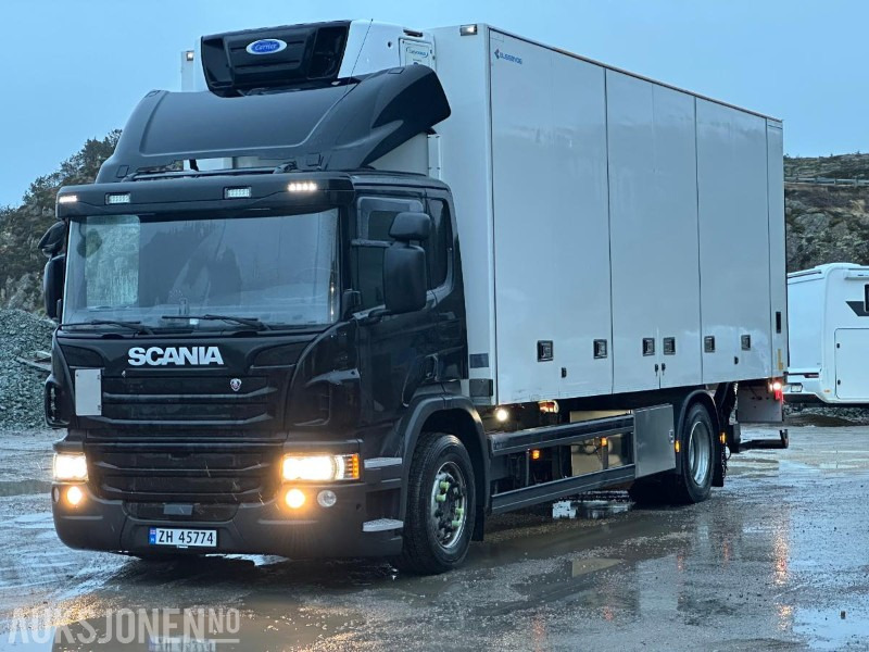 2016 Scania P280 - skapbil // bussbygg skap // 2 soner carrier kjøleaggregat - Вантажівка з закритим кузовом: фото 1 2016 Scania P280 - skapbil // bussbygg skap // 2 soner carrier kjøleaggregat - Вантажівка з закритим кузовом: фото 1