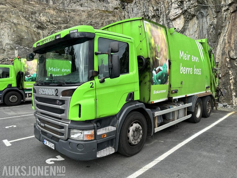 2016 Scania P320 Komprimatorbil - 2 kammer Inkl. biokammer/MTM påbygg/EU ok - Сміттєвози: фото 1 2016 Scania P320 Komprimatorbil - 2 kammer Inkl. biokammer/MTM påbygg/EU ok - Сміттєвози: фото 1