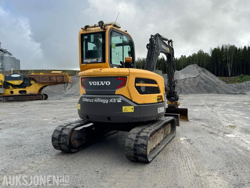 2016 Volvo ecr58d beltegraver 4301t, tiltrotator, pusseskuff,steinskuff - Міні-екскаватор: фото 4 2016 Volvo ecr58d beltegraver 4301t, tiltrotator, pusseskuff,steinskuff - Міні-екскаватор: фото 4
