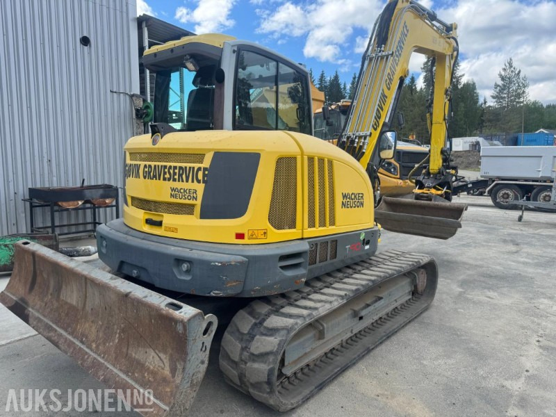 2016 Wacker Neuson ET 90 GRAVEMASKIN MED ROTOTILT, SENTRALSMØRING OG 3 SKUFFER - Екскаватор: фото 3 2016 Wacker Neuson ET 90 GRAVEMASKIN MED ROTOTILT, SENTRALSMØRING OG 3 SKUFFER - Екскаватор: фото 3