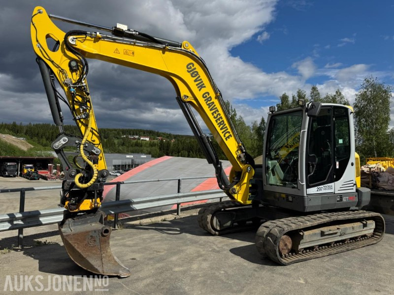 2016 Wacker Neuson ET 90 GRAVEMASKIN MED ROTOTILT, SENTRALSMØRING OG 3 SKUFFER - Екскаватор: фото 1 2016 Wacker Neuson ET 90 GRAVEMASKIN MED ROTOTILT, SENTRALSMØRING OG 3 SKUFFER - Екскаватор: фото 1