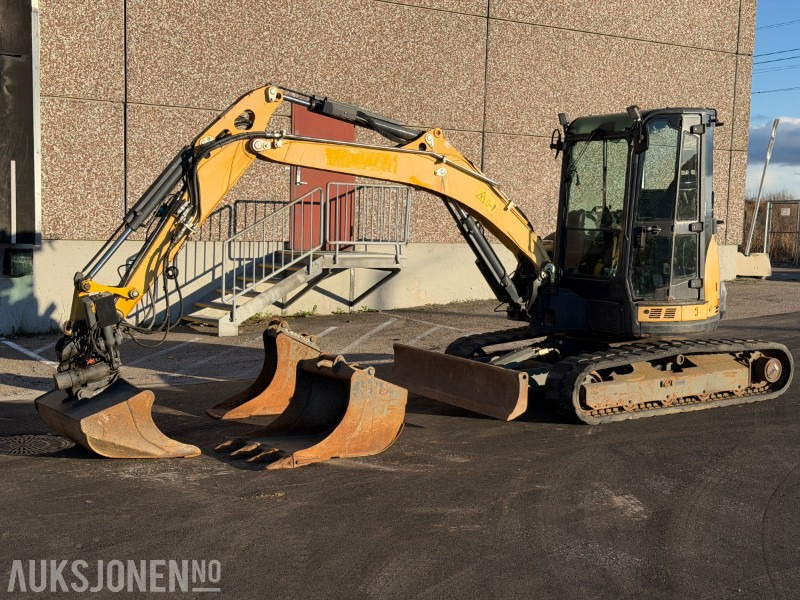 2016 Yanmar VIO57-U minigraver – Rototilt • 3 skuffer • Sentralsmøring • Kun 2 180 timer - Міні-екскаватор: фото 1 2016 Yanmar VIO57-U minigraver – Rototilt • 3 skuffer • Sentralsmøring • Kun 2 180 timer - Міні-екскаватор: фото 1