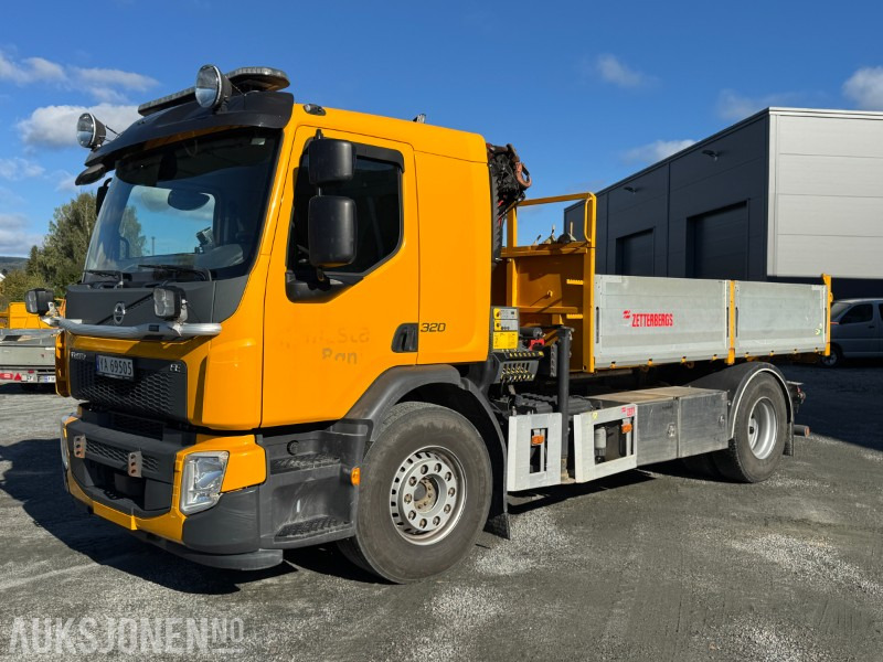 2017 Volvo FE 4X2 kranbil med tipp og nedfellbare karmer - Вантажівка з маніпулятором: фото 1 2017 Volvo FE 4X2 kranbil med tipp og nedfellbare karmer - Вантажівка з маніпулятором: фото 1