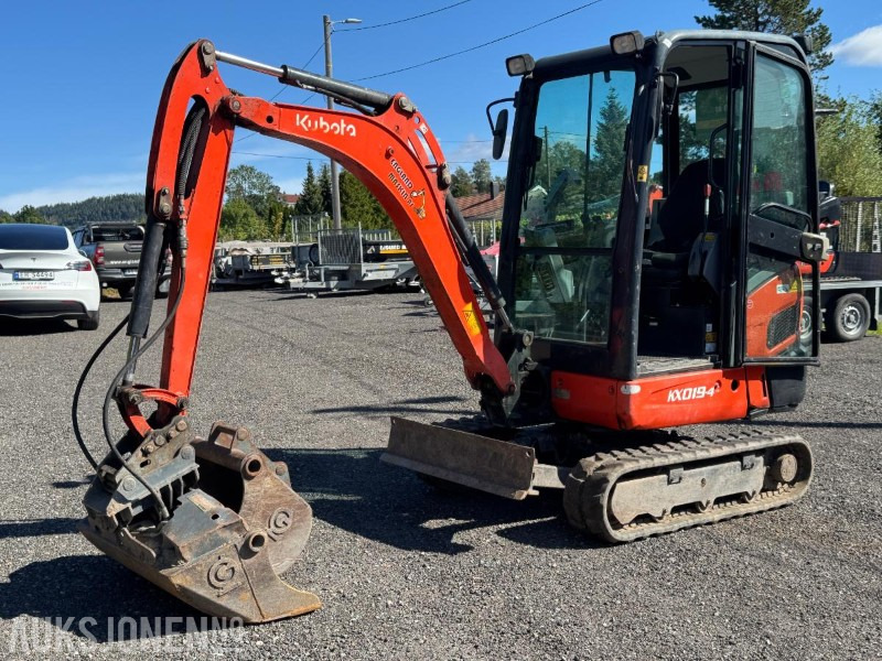 2018 Kubota KX019-4 minigraver med 3 skuffer - Міні-екскаватор: фото 1 2018 Kubota KX019-4 minigraver med 3 skuffer - Міні-екскаватор: фото 1
