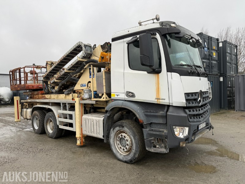 2018 Mercedes-Benz Arocs 2636 m Normet L1000 hydraulisk plattform, lav km, 1000kg kapasitet, 13 m rekkevidde - Вантажівка з маніпулятором: фото 3 2018 Mercedes-Benz Arocs 2636 m Normet L1000 hydraulisk plattform, lav km, 1000kg kapasitet, 13 m rekkevidde - Вантажівка з маніпулятором: фото 3