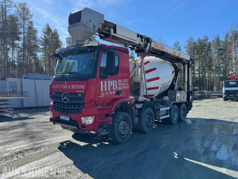 2018 Mercedes-Benz Arocs båndbil til betong - Автобетонозмішувач: фото 1 2018 Mercedes-Benz Arocs båndbil til betong - Автобетонозмішувач: фото 1