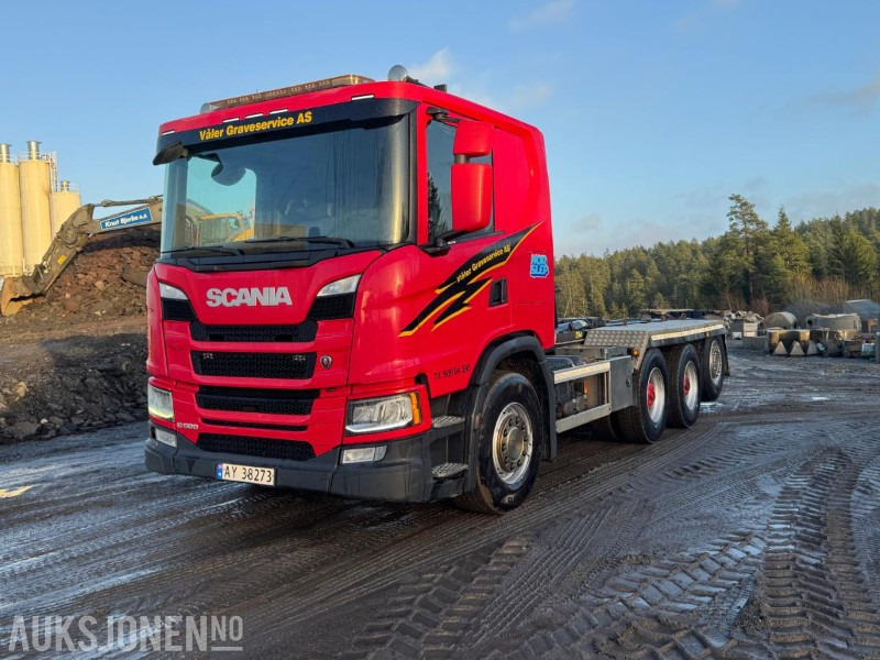 2018 SCANIA G500 TRIDEM KROKBIL JOAB, HARDOX DUMPERKASSE, SERVICEHISTORIKK, 306976 KM - Гаковий мультиліфт вантажівка: фото 2 2018 SCANIA G500 TRIDEM KROKBIL JOAB, HARDOX DUMPERKASSE, SERVICEHISTORIKK, 306976 KM - Гаковий мультиліфт вантажівка: фото 2