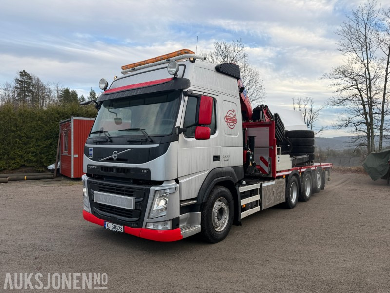 2018 Volvo FM500 Kranbil med HMF 5020K kran + Trailerbygg henger - Вантажівка з маніпулятором: фото 1 2018 Volvo FM500 Kranbil med HMF 5020K kran + Trailerbygg henger - Вантажівка з маніпулятором: фото 1