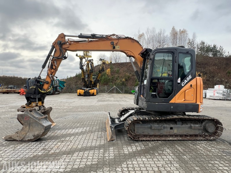 2019 Case CX85D SR, Tilt med gripekasett, to skuffer, sentralsmøring - Екскаватор: фото 2 2019 Case CX85D SR, Tilt med gripekasett, to skuffer, sentralsmøring - Екскаватор: фото 2