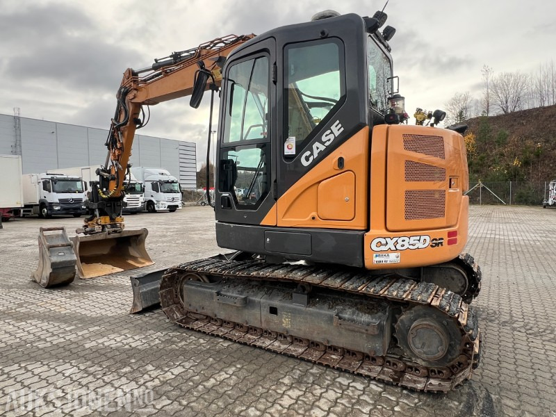 2019 Case CX85D SR, Tilt med gripekasett, to skuffer, sentralsmøring - Екскаватор: фото 3 2019 Case CX85D SR, Tilt med gripekasett, to skuffer, sentralsmøring - Екскаватор: фото 3