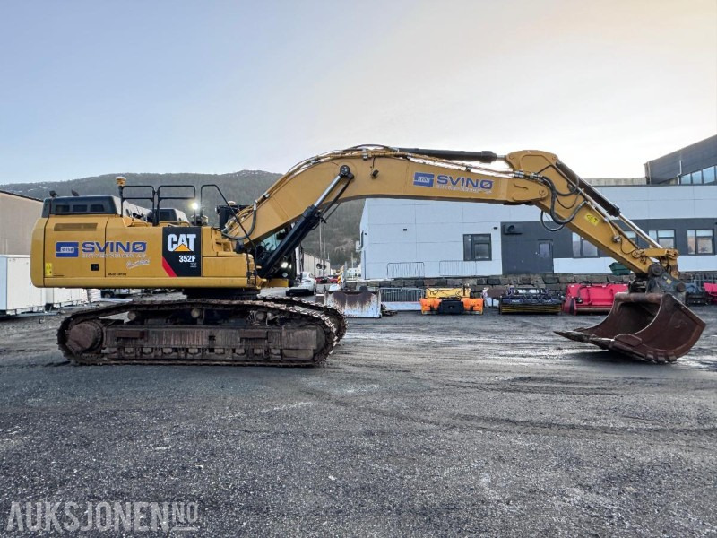 Екскаватор 2019 Cat 352FXE - Grade Control - Sentralsmøring - Bunkringspumpe - Serviceavtale: фото 7