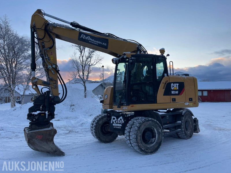 2019 Cat M314F Hjulgraver, 4840 timer, Tiltrotator, S60, maskinstyring, sertifisert til Juli 2026 - Екскаватор: фото 1 2019 Cat M314F Hjulgraver, 4840 timer, Tiltrotator, S60, maskinstyring, sertifisert til Juli 2026 - Екскаватор: фото 1