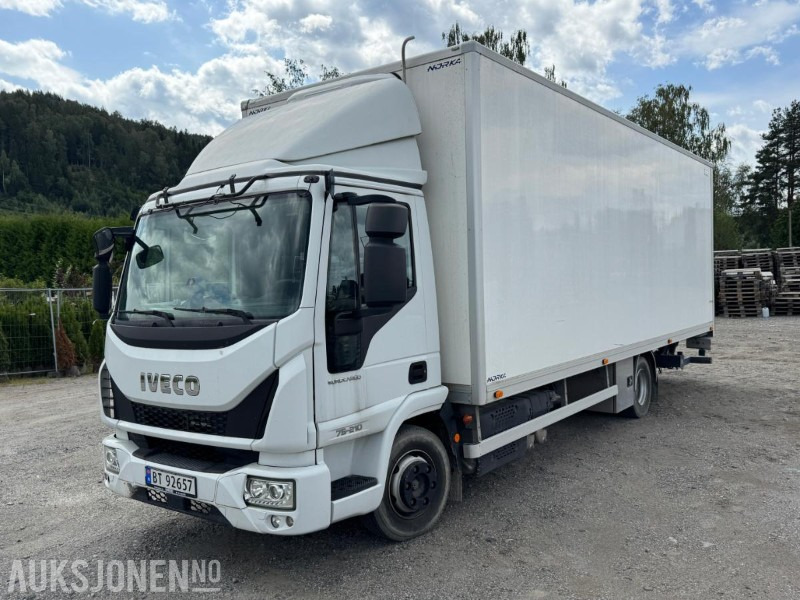 2019 Iveco Eurocargo skapbil med varme og kjøl i skap / 43126 km - Вантажівка з закритим кузовом: фото 1 2019 Iveco Eurocargo skapbil med varme og kjøl i skap / 43126 km - Вантажівка з закритим кузовом: фото 1