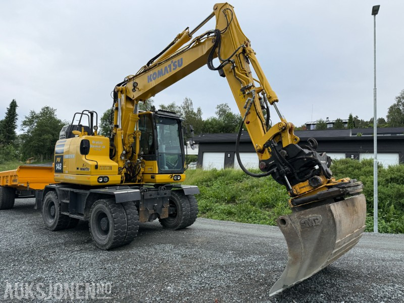 2019 Komatsu PW148-11 Hjulgraver - Leddet bom - GPS - Екскаватор: фото 2 2019 Komatsu PW148-11 Hjulgraver - Leddet bom - GPS - Екскаватор: фото 2