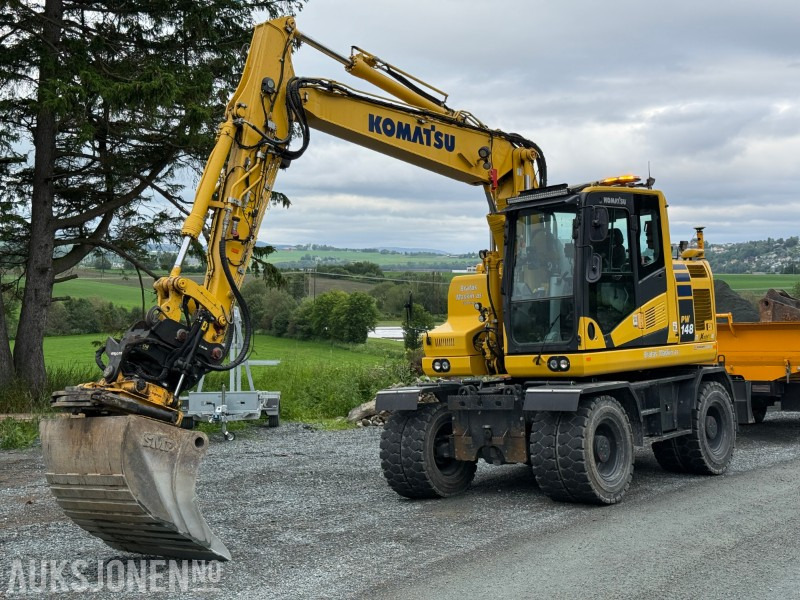 2019 Komatsu PW148-11 Hjulgraver - Leddet bom - GPS - Екскаватор: фото 1 2019 Komatsu PW148-11 Hjulgraver - Leddet bom - GPS - Екскаватор: фото 1