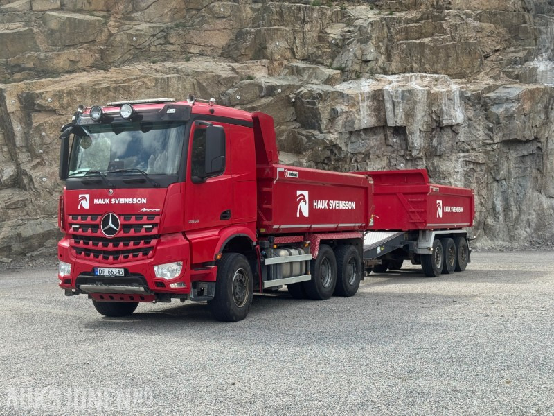 2019 Mercedes-Benz ARCOS - Fullt sett - Bil og henger - Tippsett - Самоскид вантажівка: фото 1 2019 Mercedes-Benz ARCOS - Fullt sett - Bil og henger - Tippsett - Самоскид вантажівка: фото 1