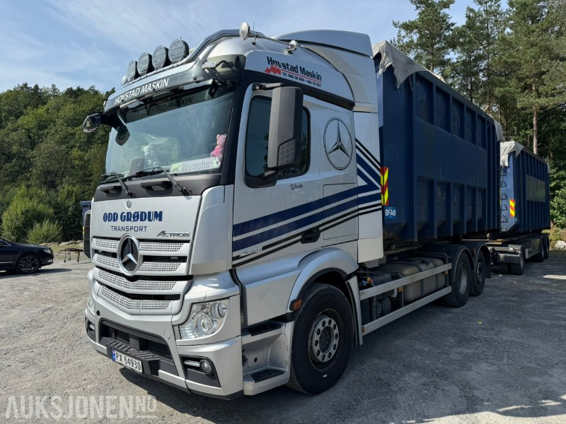 2019 Mercedes-Benz Actros Krokbil / Leveres Eugodkjent - Гаковий мультиліфт вантажівка: фото 1 2019 Mercedes-Benz Actros Krokbil / Leveres Eugodkjent - Гаковий мультиліфт вантажівка: фото 1
