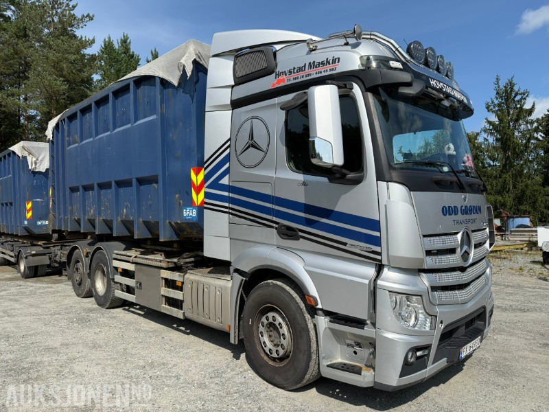 2019 Mercedes-Benz Actros Krokbil / Leveres Eugodkjent - Гаковий мультиліфт вантажівка: фото 3 2019 Mercedes-Benz Actros Krokbil / Leveres Eugodkjent - Гаковий мультиліфт вантажівка: фото 3