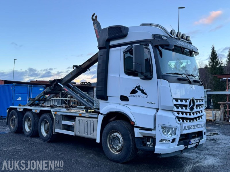 2019 Mercedes-Benz Arocs 3252 Tridem 8x4 Krokbil - Multilift XR22S - Navreduksjon - Hydraulisk underkjøringshinder - EU godkjent - Гаковий мультиліфт вантажівка: фото 3 2019 Mercedes-Benz Arocs 3252 Tridem 8x4 Krokbil - Multilift XR22S - Navreduksjon - Hydraulisk underkjøringshinder - EU godkjent - Гаковий мультиліфт вантажівка: фото 3
