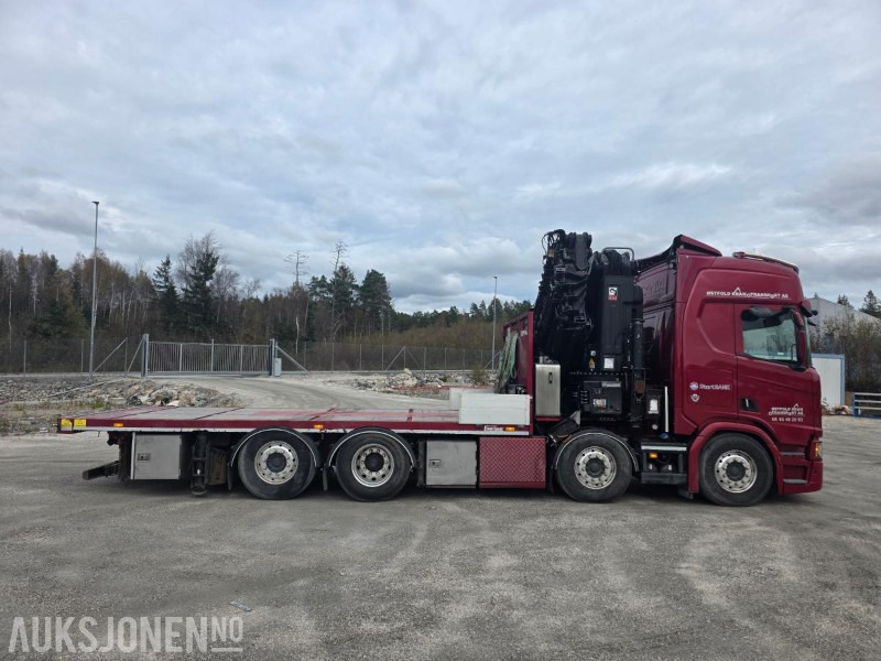 2019 Scania R-serie 580 kranbil / EURO 6 / Topp utstyrt / servicehistorikk / HIAB-kran 858, 80 Tm / Nylig EU - Вантажівка з маніпулятором: фото 5 2019 Scania R-serie 580 kranbil / EURO 6 / Topp utstyrt / servicehistorikk / HIAB-kran 858, 80 Tm / Nylig EU - Вантажівка з маніпулятором: фото 5