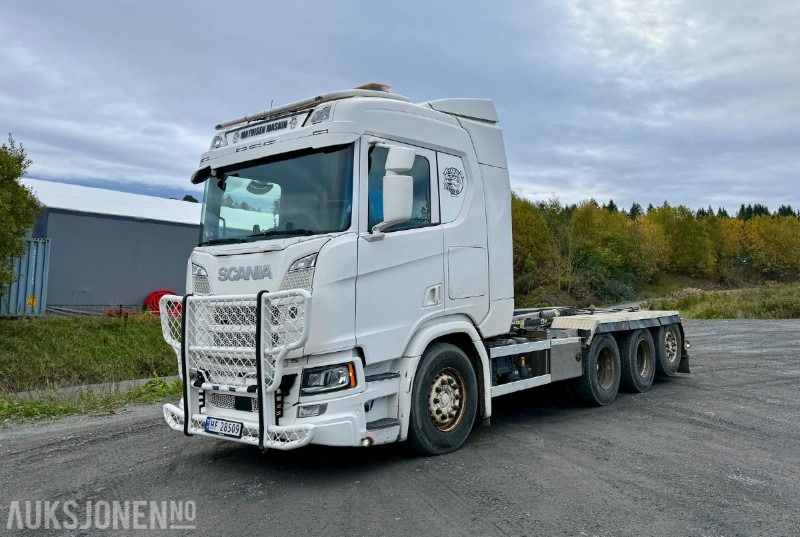 2019 Scania R500 tridem (8X4) KROKBIL - Joab L24 krok - Ny EU-godkjenning - Гаковий мультиліфт вантажівка: фото 1 2019 Scania R500 tridem (8X4) KROKBIL - Joab L24 krok - Ny EU-godkjenning - Гаковий мультиліфт вантажівка: фото 1