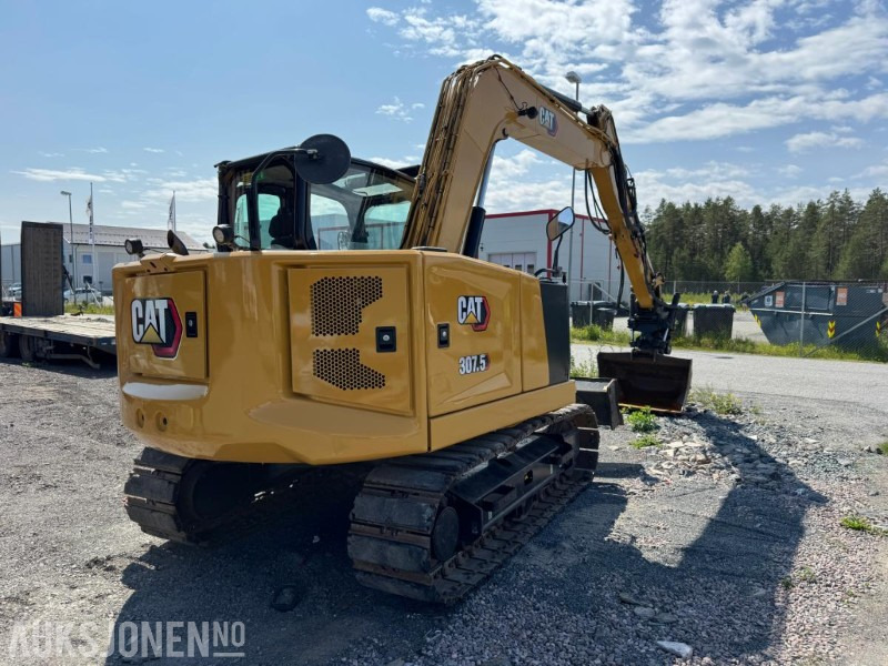 2021 Cat 307.5 gravemaskin med tiltrotator og sentralsmøring / 2 stk skuffer / årskontrollert - Екскаватор: фото 5 2021 Cat 307.5 gravemaskin med tiltrotator og sentralsmøring / 2 stk skuffer / årskontrollert - Екскаватор: фото 5