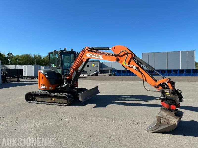 2021 Hitachi ZX55U-6 CLR gravemaskin / rotortilt / Pigghammer / 3 skuffer / 2298 timer - Екскаватор: фото 2 2021 Hitachi ZX55U-6 CLR gravemaskin / rotortilt / Pigghammer / 3 skuffer / 2298 timer - Екскаватор: фото 2