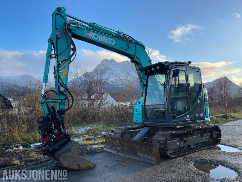 2021 Kobelco SK75SR-7 Gravemaskin med skjær, tiltrotator med gripekassett, nylig sertifisert, kun 2400 timer - Екскаватор: фото 1 2021 Kobelco SK75SR-7 Gravemaskin med skjær, tiltrotator med gripekassett, nylig sertifisert, kun 2400 timer - Екскаватор: фото 1
