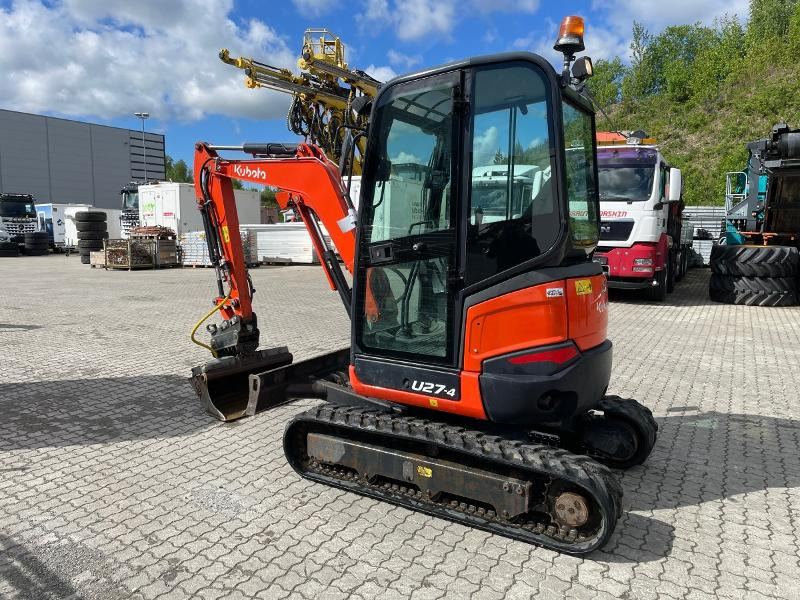 2021 Kubota U27-4 HI Minigraver - KUN 1109 TIMER - Міні-екскаватор: фото 3 2021 Kubota U27-4 HI Minigraver - KUN 1109 TIMER - Міні-екскаватор: фото 3