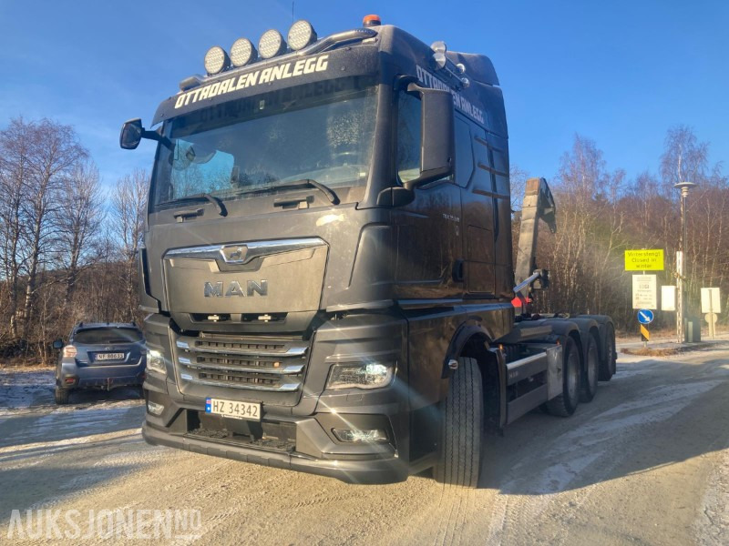 2021 MAN TGX krokbil med dumperkasse og kranflak. 8X4 EURO 6 - Гаковий мультиліфт вантажівка: фото 3 2021 MAN TGX krokbil med dumperkasse og kranflak. 8X4 EURO 6 - Гаковий мультиліфт вантажівка: фото 3