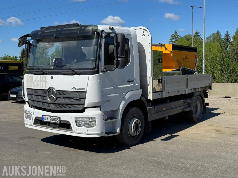 2021 Mercedes-Benz Atego 1530 lappebil/asfaltcontainer/hengsrød plan/adaptiv cruisecontrol/kamera - Бортова вантажівка/ Платформа: фото 1 2021 Mercedes-Benz Atego 1530 lappebil/asfaltcontainer/hengsrød plan/adaptiv cruisecontrol/kamera - Бортова вантажівка/ Платформа: фото 1