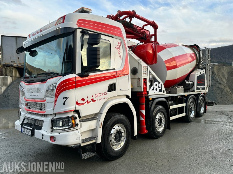 2021 Scania P500XT 8X4 Putzmeister PUMI 28-4Betongpumpe, 83413km - Автобетонозмішувач: фото 1 2021 Scania P500XT 8X4 Putzmeister PUMI 28-4Betongpumpe, 83413km - Автобетонозмішувач: фото 1