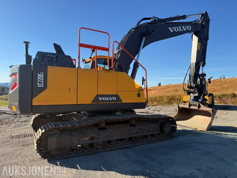 2022 Volvo EC220EL BELTEGRAVER ROTOTILT SERVICEHISTORIKK - Екскаватор: фото 5 2022 Volvo EC220EL BELTEGRAVER ROTOTILT SERVICEHISTORIKK - Екскаватор: фото 5