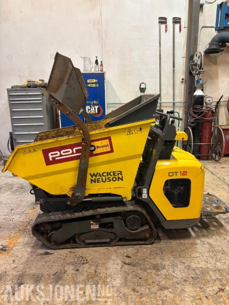 Самоскид 2022 Wacker Neuson DT12 – Beltedumper - Timetall: 425: фото 6 Самоскид 2022 Wacker Neuson DT12 – Beltedumper - Timetall: 425: фото 6