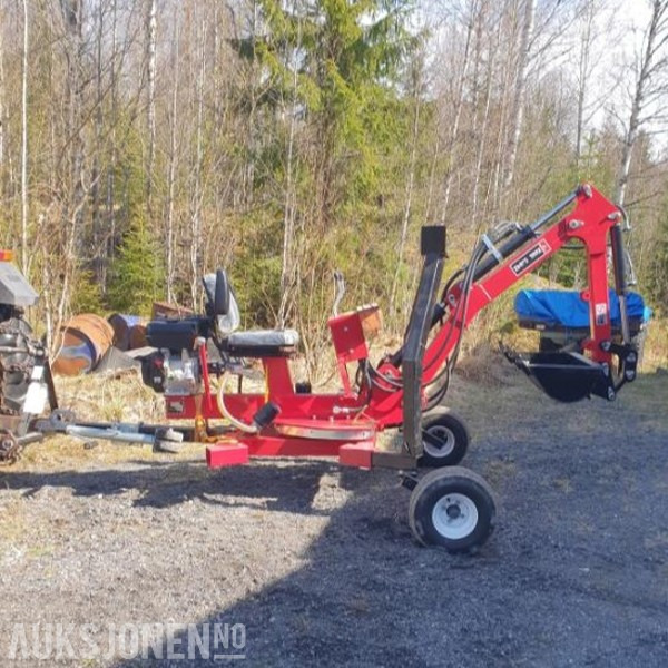 2023 ATV-traktor graver med planeringsskuff, verktøykasse og sikkerhetssele - Міні-екскаватор: фото 1 2023 ATV-traktor graver med planeringsskuff, verktøykasse og sikkerhetssele - Міні-екскаватор: фото 1