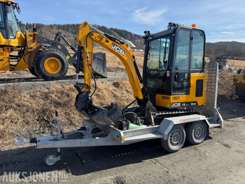 2024 JCB 19 C-1 MINIGRAVER, 3 SKUFFER, PIGGHAMMER, MASKINHENGER, KUN 200 TIMER, UTVIDET GARANTI - Міні-екскаватор: фото 2 2024 JCB 19 C-1 MINIGRAVER, 3 SKUFFER, PIGGHAMMER, MASKINHENGER, KUN 200 TIMER, UTVIDET GARANTI - Міні-екскаватор: фото 2