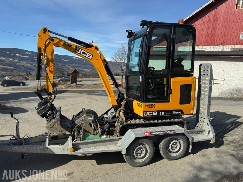 2024 JCB 19 C-1 MINIGRAVER, 3 SKUFFER, PIGGHAMMER, MASKINHENGER, KUN 200 TIMER, UTVIDET GARANTI - Міні-екскаватор: фото 1 2024 JCB 19 C-1 MINIGRAVER, 3 SKUFFER, PIGGHAMMER, MASKINHENGER, KUN 200 TIMER, UTVIDET GARANTI - Міні-екскаватор: фото 1
