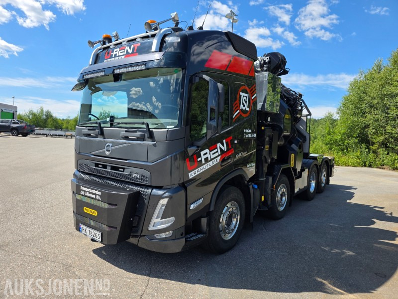 2024 Volvo FM 540 8X2 kranbil 165 tm med vinsj lasteflak elpumpe/el aggregat - Вантажівка з маніпулятором: фото 1 2024 Volvo FM 540 8X2 kranbil 165 tm med vinsj lasteflak elpumpe/el aggregat - Вантажівка з маніпулятором: фото 1