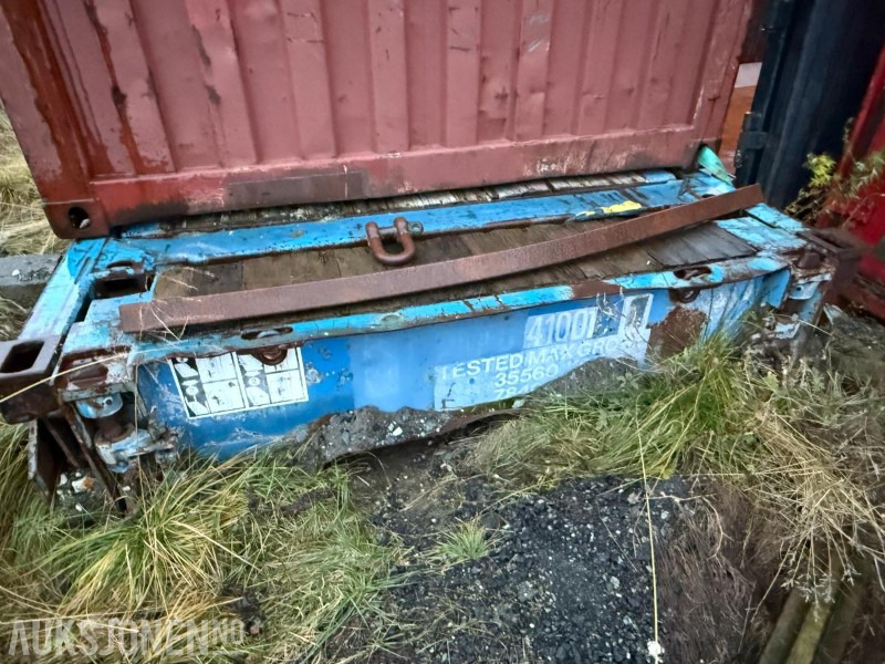 40 Fots flak til sidelaster - med støttelabber - Кузов платформа: фото 4 40 Fots flak til sidelaster - med støttelabber - Кузов платформа: фото 4