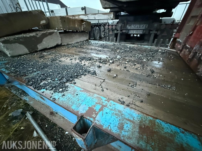 40 Fots flak til sidelaster - med støttelabber - Кузов платформа: фото 3 40 Fots flak til sidelaster - med støttelabber - Кузов платформа: фото 3