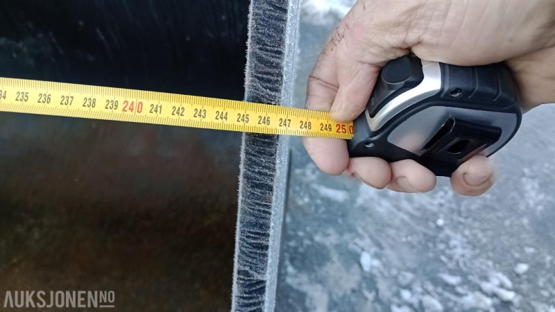Будівельне обладнання Gjerstad 4000 Liter Hjullasterskuffe Store BM  245cm bredde: фото 6