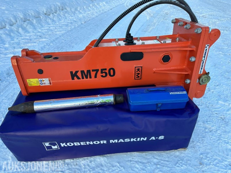 NY KM 750 Pigghammer s40/s50 CE merket FABRIKKGARANTI - Гідравлічний молот: фото 5 NY KM 750 Pigghammer s40/s50 CE merket FABRIKKGARANTI - Гідравлічний молот: фото 5