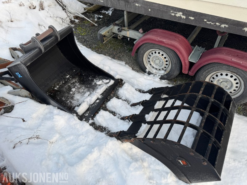 2018 SE graveskuffe med tenner S40 280 liter - Навісне обладнання в категорії Будівельна техніка: фото 1 2018 SE graveskuffe med tenner S40 280 liter - Навісне обладнання в категорії Будівельна техніка: фото 1