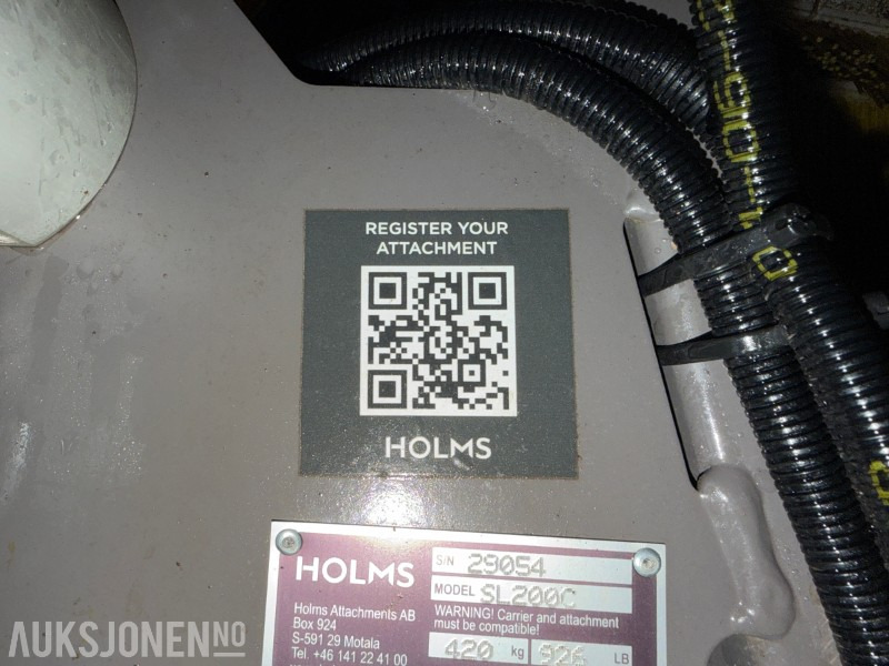 Навісне обладнання в категорії Будівельна техніка 2024 Holms SL200 Kost med styring: фото 10