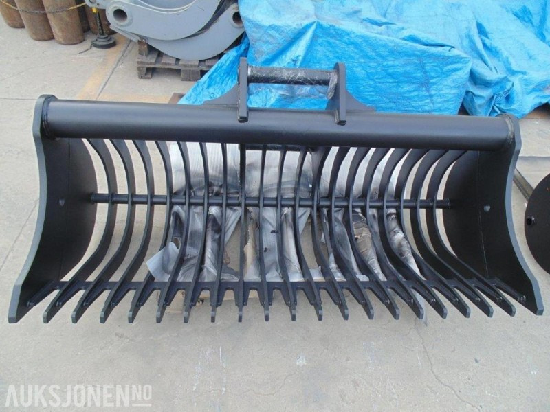 S70 Rake for 17-25 tonn maskin - 2000mm bredde - Навісне обладнання в категорії Будівельна техніка: фото 1 S70 Rake for 17-25 tonn maskin - 2000mm bredde - Навісне обладнання в категорії Будівельна техніка: фото 1
