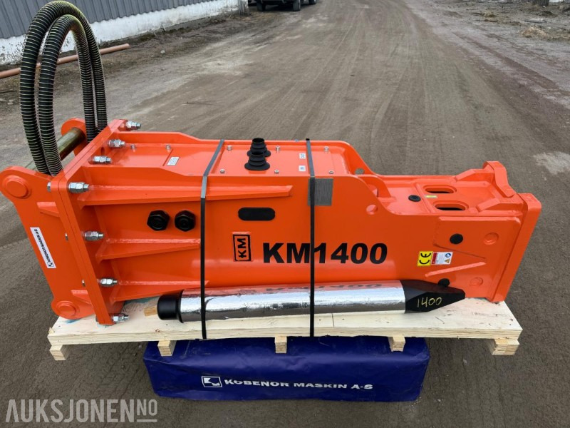 Ny KM 1400 Pigghammer med s70 HK feste - Гідравлічний молот в категорії Будівельна техніка: фото 1 Ny KM 1400 Pigghammer med s70 HK feste - Гідравлічний молот в категорії Будівельна техніка: фото 1