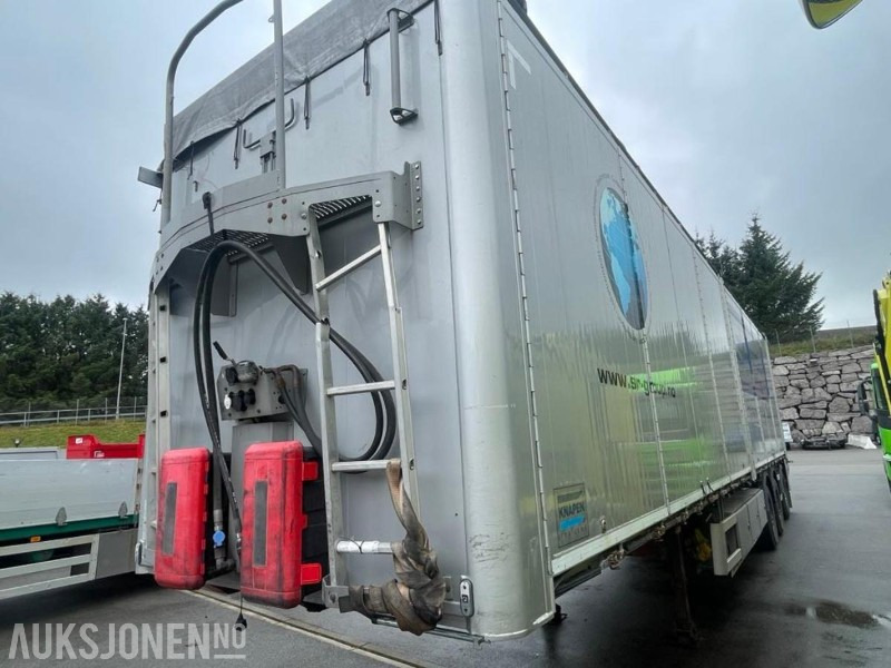 2017 Knapen K502 Walking floor tralle, NY EU - med hydraulisk vegg og tak + låsing - Tillatt totalvekt: 45000 kg. - Причіп: фото 5 2017 Knapen K502 Walking floor tralle, NY EU - med hydraulisk vegg og tak + låsing - Tillatt totalvekt: 45000 kg. - Причіп: фото 5