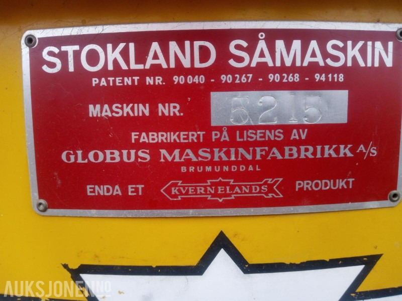 STOKLAND Såmaskin - Сільськогосподарська техніка: фото 3 STOKLAND Såmaskin - Сільськогосподарська техніка: фото 3