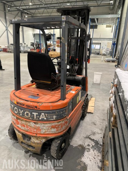 1995 Toyota 7FBMF Elektrisk motvektstruck, 6197 timer - Вантажно-розвантажувальна техніка: фото 4 1995 Toyota 7FBMF Elektrisk motvektstruck, 6197 timer - Вантажно-розвантажувальна техніка: фото 4